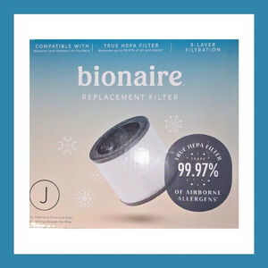 🆕Bionaire True HEPA Air Filter (Efficiency of 99.97%/8-12 months) Retail: $45